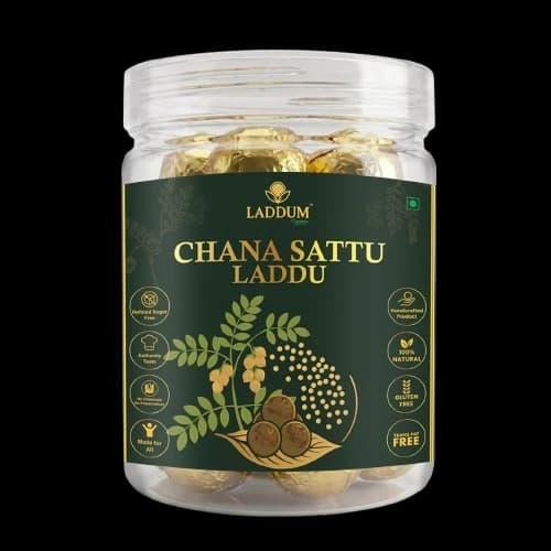 Chana Sattu Laddu jar