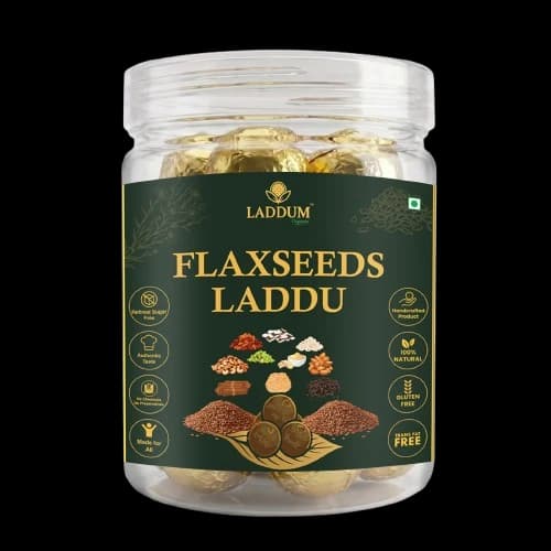 Flaxseed Laddu jar